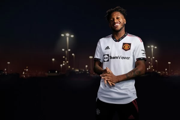 Manchester United Fodboldsæt Børn 2022-23 Udebanetrøje
